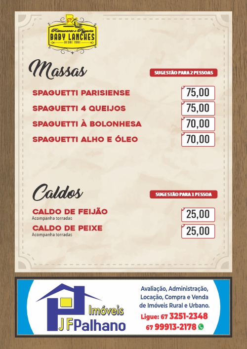 Baby lanches e Pizzaria — 17