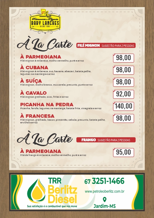 Baby lanches e Pizzaria — 31