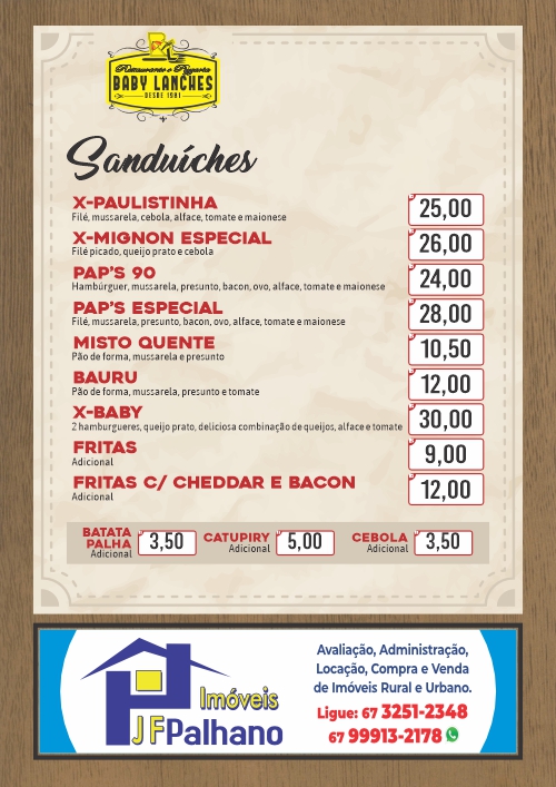 Baby lanches e Pizzaria — 9