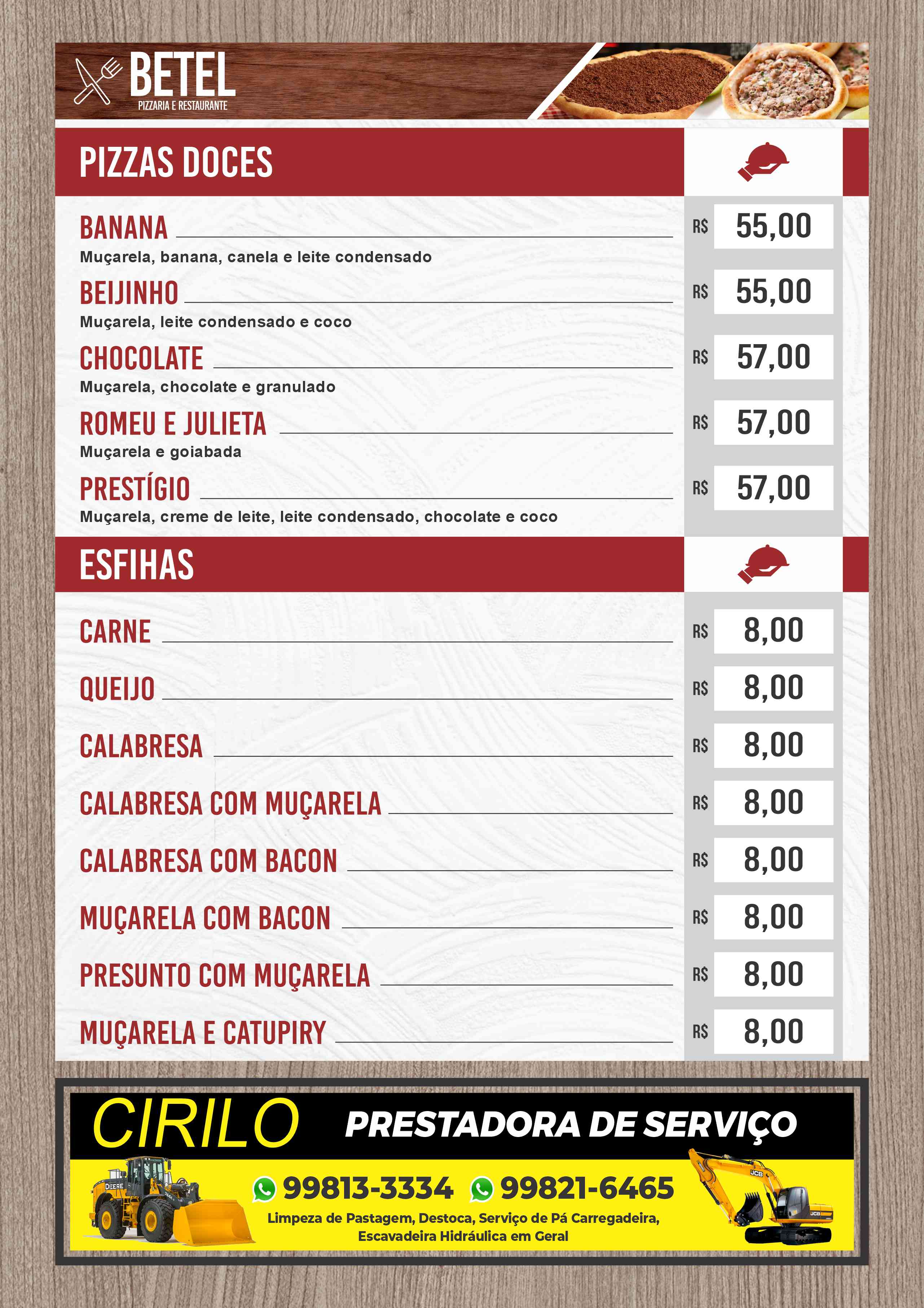 Betel Pizzaria e Restaurante — 12