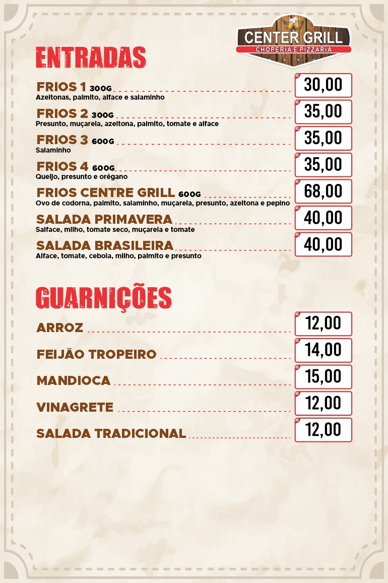 Center Grill Choperia e Pizzaria — 7