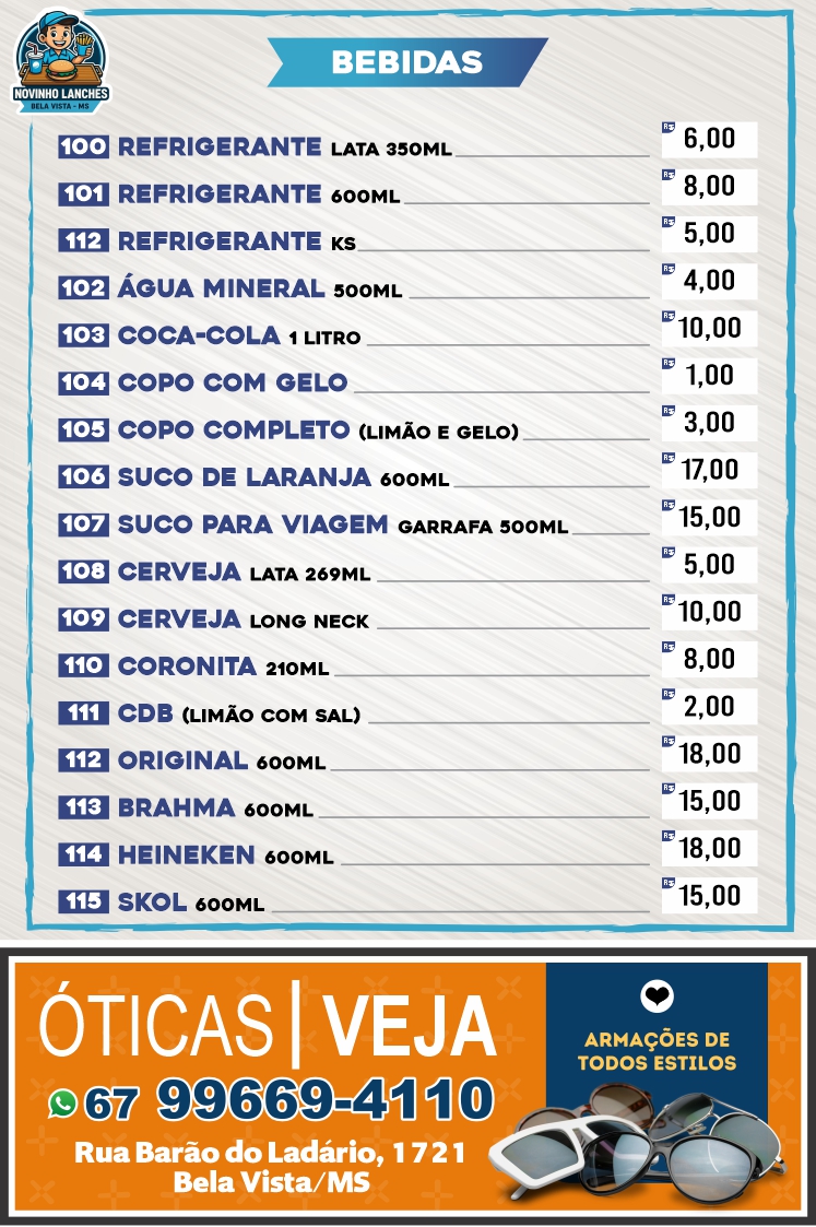 Novinho Lanches — 18