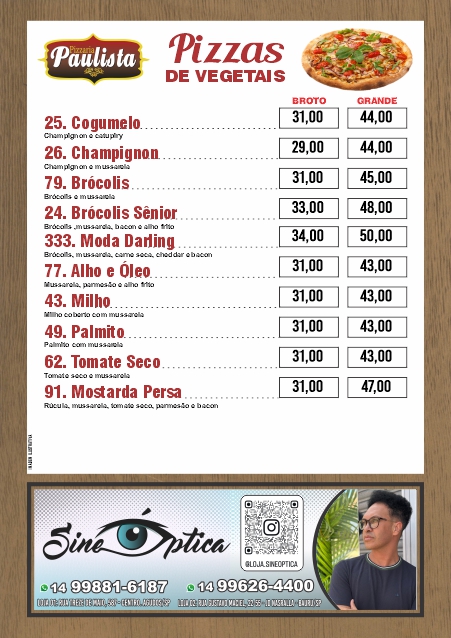 Pizzaria paulista — 15-pizzaria-paulista-pizzaria-pizza-agudos-sp