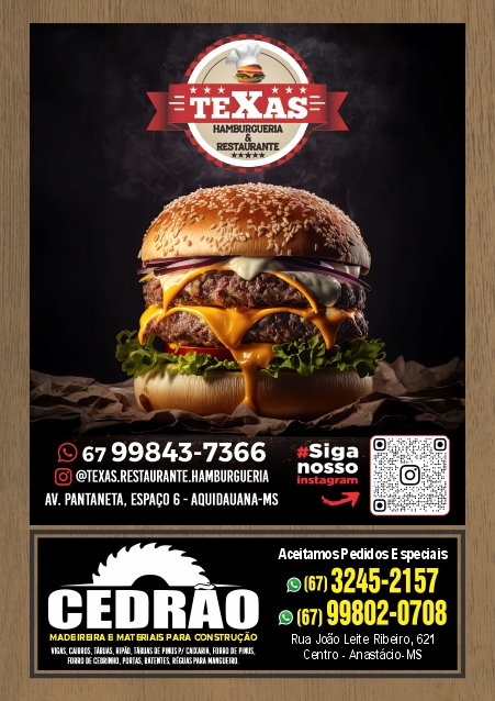 Texas Restaurante & Hamburgueria — 3-texasburgs-hamburgueria-restaurante-lanches-hamburgueria-aquidauana-ms